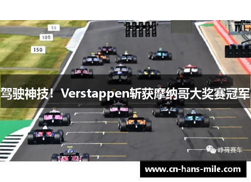 驾驶神技!Verstappen斩获摩纳哥大奖赛冠军 驾驶神技!Verstappen斩获摩纳哥大奖赛冠军